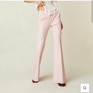 LoveShackFancy Costella Pant in Pale Rose